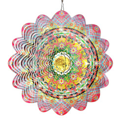 Crystal Mandala Wind Spinner
