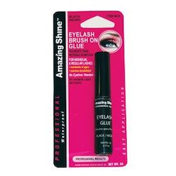 Eyelash Glue With Brush On- WaterProof & Black