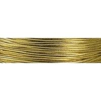 Event, recreational or promotional, management: Ribbon - Cord 2mm Yellow Gold