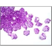 Event, recreational or promotional, management: Table ice crystals - Purple