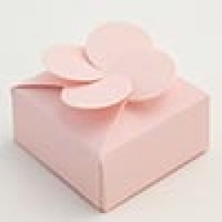 Petal top favour box - Pink
