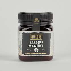 Frontpage: Hislops Organic Manuka Honey 250g