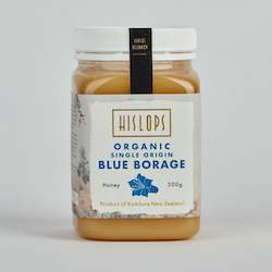 Honey: Hislops Organic Creamed Blue Borage 500g