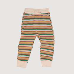 Jogger Pants - Tan Stripes