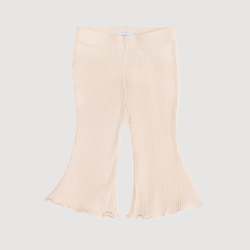 Ribbed Bell Bottoms - Oatmeal
