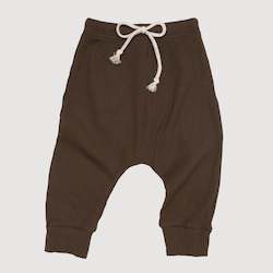 Baby wear: Ribbed Harem Track Pants - Olive