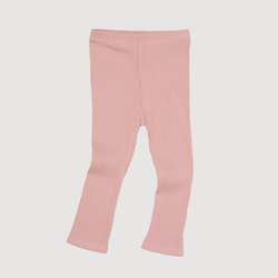 Baby wear: Ribbed Legging - Musk Pink