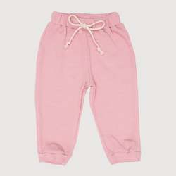 Baby wear: Track Pants - Pastel Pink