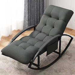 Black swing chair