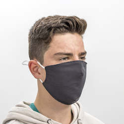 Reusable Face Masks: Reusable Fabric Face Mask - charcoal - SINGLE
