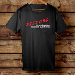 Internet web site design service: Biltong Resistance Tshirt