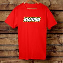 Funny Biltong Blocks Tshirt