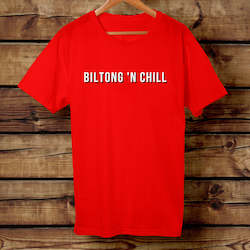Internet web site design service: Biltong 'n Chill Tshirt