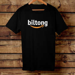 Internet web site design service: Funny E-Commerce Biltong Tshirt