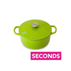Seconds Sale: Seconds: Green Cast Iron Dutch Oven