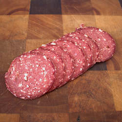 Meat wholesaling - except canned, cured or smoked poultry or rabbit meat: Wagyu Salami