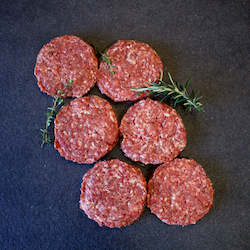 Meat wholesaling - except canned, cured or smoked poultry or rabbit meat: Wagyu Burger Patties