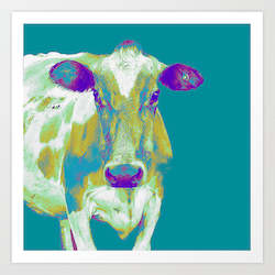 Department store: Turquoise Cow