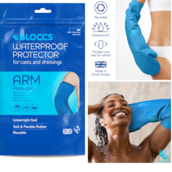 BloccsÂ® Waterproof Cast Cover Arm, Swim, Shower & Bathe, Adult Arm