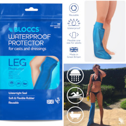 BloccsÂ® Waterproof Cast Cover Leg, Swim, Shower & Bathe, Adult Leg
