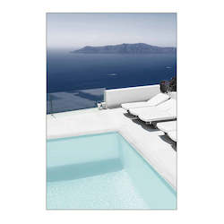Santorini Views Canvas Print