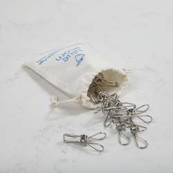 Stainless Steel Pegs, Firm 2mm x 59mm,          20 In A Carry Bag