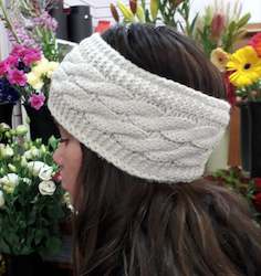 Florist: Knitted Headband - Cream