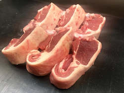 Meat processing: Lamb Loin Chops - Thick Cut 1kg