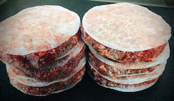 Meat processing: Beef Patties (6 pack)