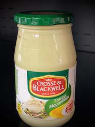 Meat processing: Crosse & Blackwell Mayonnaise Tangy 375g