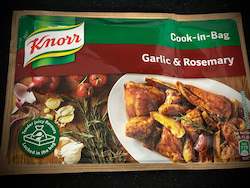 Meat processing: Knorr Cook in Bag - Garlic & Rosemary 54g