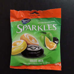 Meat processing: Sparkles Sweets - Mixed Fruit 125g