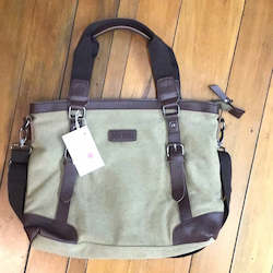 Meat processing: Canvas Office Bag Light Brown