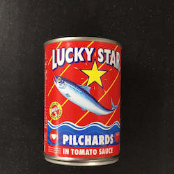 Meat processing: Lucky Star Pilchards in Tomato Sauce 400g