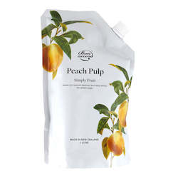 Real Fruit Pulps: Bon Accord Peach Real Fruit Pulp 1L