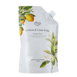 Real Fruit Pulps: Bon Accord Lemon & Lime Real Fruit Pulp 1L