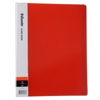 Artist supplies wholesaling: Display book - 40 page red