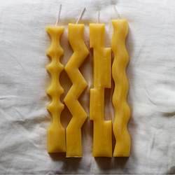 Honey manufacturing - blended: Geometric beeswax candles