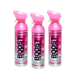 Flavoured Cans: Boost Oxygen Pink Grapefruit 200 Breath (Large Size) - 3 Pack