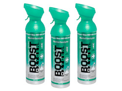 Flavoured Cans: Boost Oxygen Menthol-Eucalyptus 200 Breath (Large Size) - 3 Pack