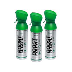 Packs: Boost Oxygen Natural 100 Breath (Medium Size) - 3 Pack