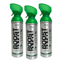 Packs: Boost Oxygen Natural 200 Breath (Large Size) - 3 Pack