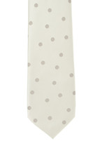 Clothing accessory: Cream, Tan Spot - Bow Tie the Knot