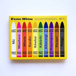 Graphic design service - for advertising: Pene Hinu - 10 Crayons