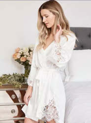 Internet only: Lace Robe - Bride