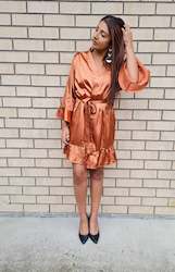 Internet only: Ruffled Robes - Sandy Brown