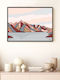Queenstown View, Lake Wakatipu, Cecil and Walter Peak. New Zealand. Contemporary Mountain Landscape Art Print