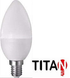Titan LED Candle Lamp C37 5W E14 3000K
