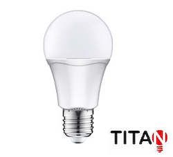 Electrical goods: Titan LED Lamp A60 9W B22 3000K