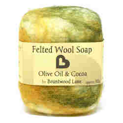 Wool textile: Olive Oil & Cocoa Butter